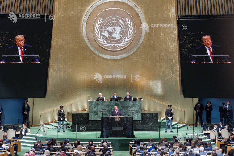 În fața ONU, Trump și-a reluat retorica naționalistă obișnuită, dar fără a provoca agitație (AFP)