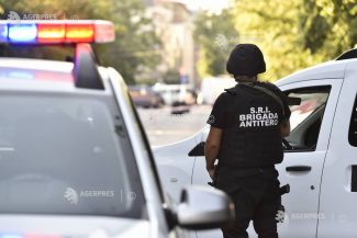 Vaslui: Reprezentanți SRI, IPJ și IJJ, prezenți la Viișoara, unde a fost găsită o dronă căzută