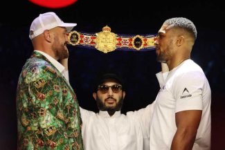 Box: Tyson Fury și Anthony Joshua s-au respectat reciproc la conferința dedicată meciului din 11 decembrie