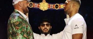 Box: Tyson Fury și Anthony Joshua s-au respectat reciproc la conferința dedicată meciului din 11 decembrie