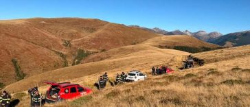 Argeș: Incendiu de pădure pe muntele Drăghina, în zona localității Nucșoara