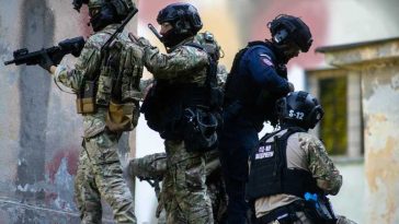 Argeș: Jandarmi și militari din patru țări au participat la antrenamente în cadrul exercițiului ‘Scutul Albastru al Carpaților’