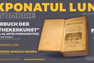 Bihor: Un Manual al artei farmaceutice din 1786, exponatul lunii octombrie la Muzeul Țării Crișurilor