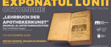 Bihor: Un Manual al artei farmaceutice din 1786, exponatul lunii octombrie la Muzeul Țării Crișurilor