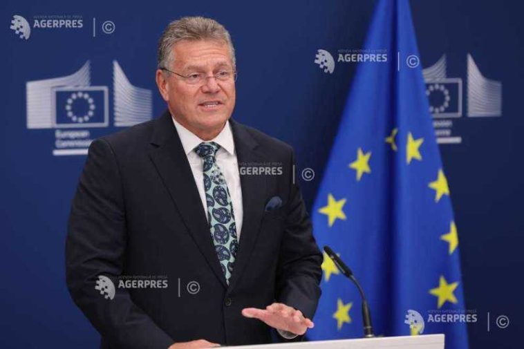 Maros Sefcovic: UE vrea o abordare coordonată cu SUA în privința reducerii prețului motorinei