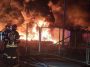 VIDEO UPDATE Sibiu: Incendiu de amploare, cu degajări mari de fum, la o hală de sortare-reciclare deșeuri din Șura Mică