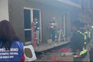 Gorj: Amplă acțiune de control a inspectorilor de muncă pe un șantier din Târgu Jiu