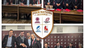 Rugby: Georgia, Portugalia, România și Spania înființează Alianța Celor Patru Națiuni
