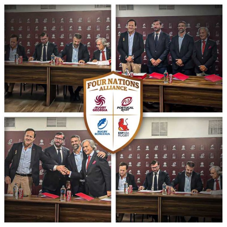 Rugby: Georgia, Portugalia, România și Spania înființează Alianța Celor Patru Națiuni