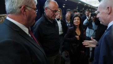 Cancelarul german Merz în vizită la Kiev, însoțit de directori ai unor companii din domeniul apărării și energiei