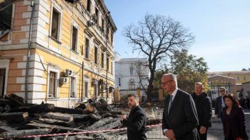 Cancelarul Merz îi cere președintelui Putin, de la Kiev, să pună capăt ‘războiului său lipsit de sens’
