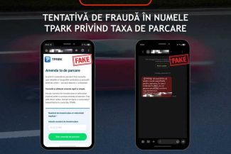 DNSC avertizează asupra unor SMS-uri frauduloase privind anumite sume neachitate pentru parcare