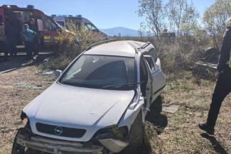 Harghita: Două victime, dintre care una încarcerată, după un accident rutier la Joseni