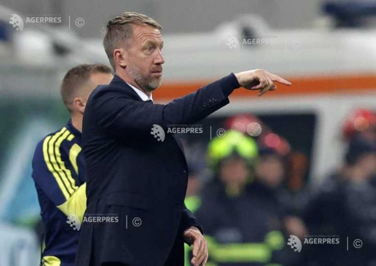 Fotbal: Graham Potter (Suedia) – Este o performanță să câștigăm în România fără să primim gol