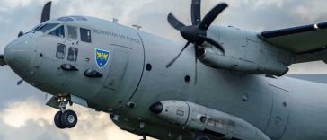 MApN: O aeronavă Spartan intervine pentru stingerea incendiului de pădure declanșat pe raza județului Gorj