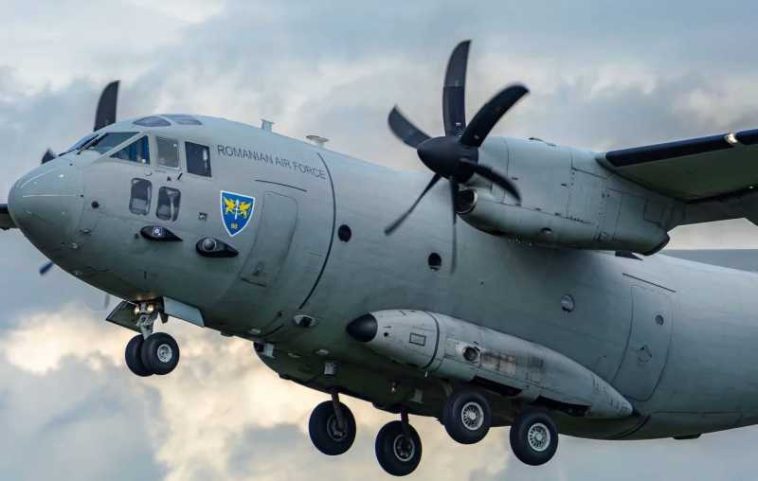MApN: O aeronavă Spartan intervine pentru stingerea incendiului de pădure declanșat pe raza județului Gorj
