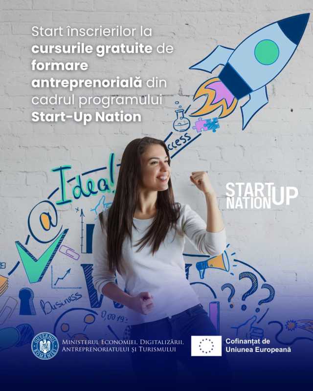 MEDAT: Peste 1.240 de persoane s-au înscris în Start-Up Nation în primele două ore de la debutul programului