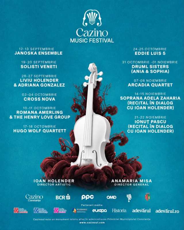 Constanța: Cazino Music Festival – abonamente cu 40% reducere pentru concertele din ultimele șapte weekenduri