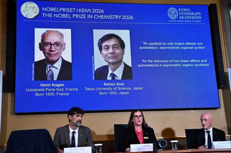 Nobel 2026/Premiul pentru Chimie obținut pentru cercetări legate de sinteza organică asimetrică
