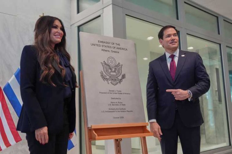 Marco Rubio o apără pe ambasadoarea SUA în Grecia după acuzațiile privind influența Washingtonului