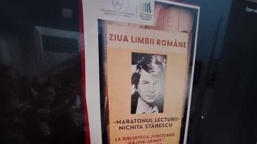 Harghita: Maraton de lectură dedicat lui Nichita Stănescu, organizat de Biblioteca Județeană, de Ziua Limbii Române