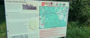 Arad: Cetatea Dezna atrage mii de turiști după amenajarea primului traseu local via ferrata