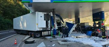 IPJ Vâlcea: Șoferul turc implicat în accidentul produs într-o benzinărie din Călimănești a fost reținut