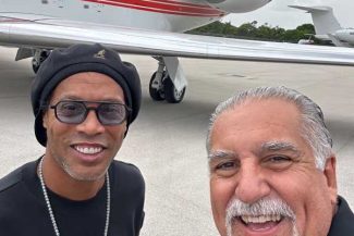 Teqball: Ronaldinho și ”El Presidente” Fernando Fiore, proiect de gală în România pentru anul 2027 (GALERIE FOTO)