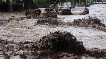 Alunecare de teren neobișnuită în Santiago de Chile, soldată cu cel puțin șase răniți