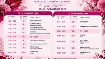 Campioni mondiali ai designului floral, la București, la Artestry World Of Flowers Festival