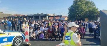 Tulcea: Acțiune de prevenire a evenimentelor rutiere în care sunt implicate vehicule electrice, organizată la Sarichioi (GALERIE FOTO)