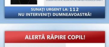 Teleorman: Alertă răpire copil – o fată de 12 ani a fost luată de pe stradă în Poroschia și urcată într-o mașină