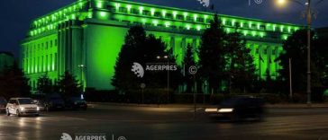 Ziua mondială a sănătății mintale/ Palatul Victoria – iluminat în verde