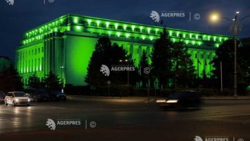 Ziua mondială a sănătății mintale/ Palatul Victoria – iluminat în verde