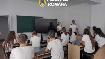 Acțiuni ale Poliției Române în unitățile de învățământ preuniversitar; 2.372 de activități de prevenire și informare
