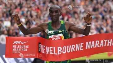 Atletism: Kenyanul Eliud Kipchoge a câștigat maratonul de la Melbourne (Australia)