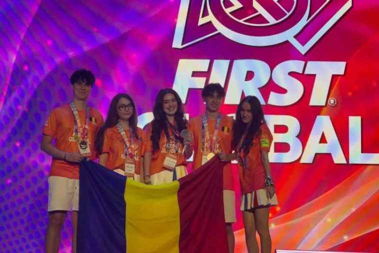Echipa României a obținut argintul la Olimpiada Internațională de Robotică din Coreea de Sud