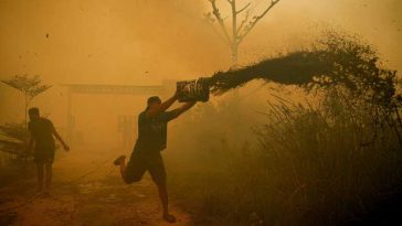 Incendii în Indonezia: 300 de locuințe arse, 1.000 de persoane evacuate în sudul insulei Sumatra