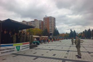Harghita: Brigada 61 Vânători de Munte General ‘Virgil Bădulescu’ a sărbătorit 35 de ani de la înființare, în centrul municipiului Miercurea-Ciuc