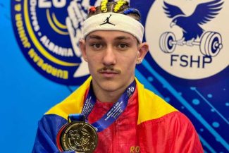Haltere: Ion Daniel Dorobete, medaliat cu aur la Europenele de juniori