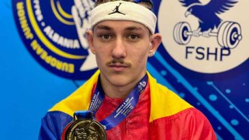 Haltere: Ion Daniel Dorobete, medaliat cu aur la Europenele de juniori