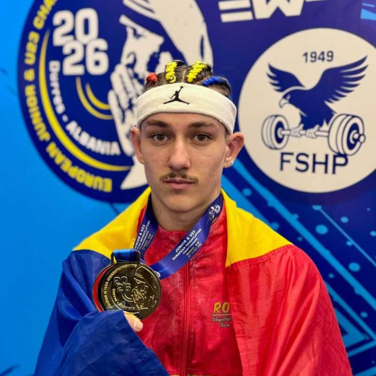 Haltere: Ion Daniel Dorobete, medaliat cu aur la Europenele de juniori