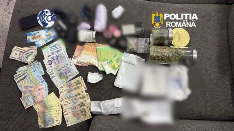 Timiș: Cinci persoane cercetate pentru trafic de droguri de mare risc, reținute