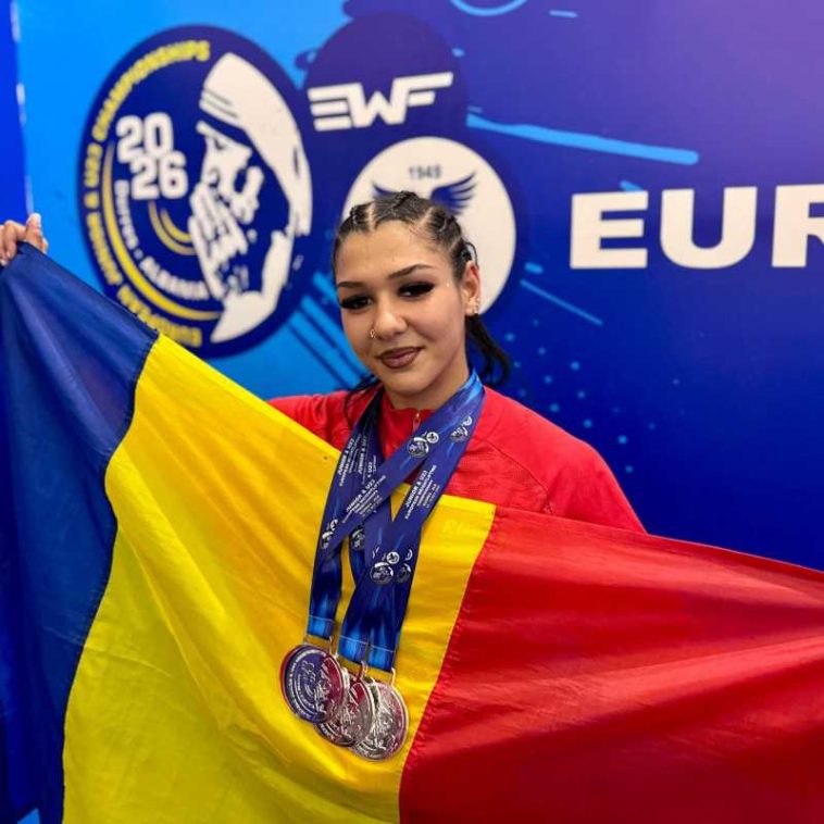 Haltere: Dana Berchi a cucerit trei medalii de argint la Europenele U23