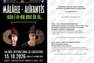 Brăila: Salonul Internațional de Caricatură, cu peste 300 de participanți din 57 de țări, își premiază câștigătorii