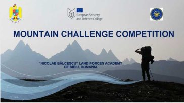 VIDEO Sibiu: 12 echipe de cadeți din nouă țări, la prima ediție a Mountain Challenge Competition (19-23 octombrie)