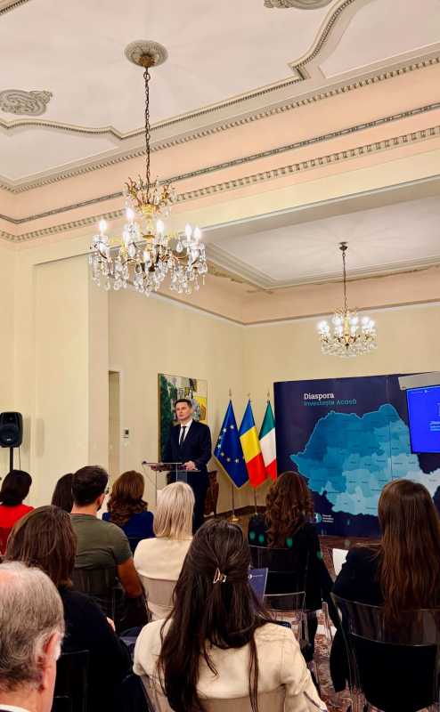 Mircea Abrudean, în vizită oficială în Italia; participare la Conferința Europeană a Președinților de Parlamente și întâlniri bilaterale