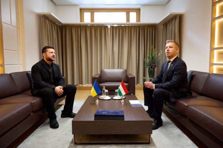 Zelenski spune că a avut ”o întâlnire foarte bună” cu premierul ungar Peter Magyar la Bruxelles
