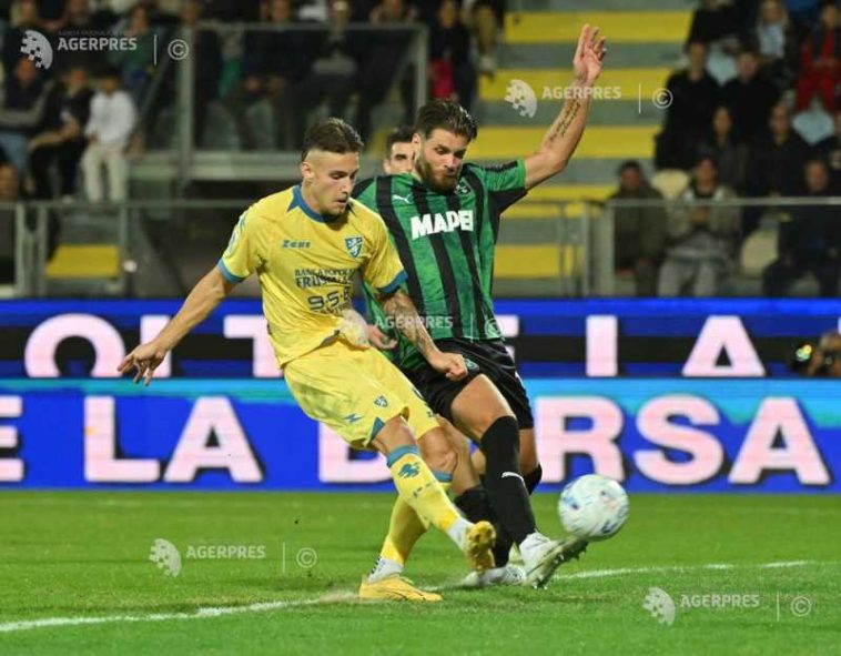 Fotbal: Victorie categorică pentru Frosinone, în deschiderea etapei a 7-a din Serie A