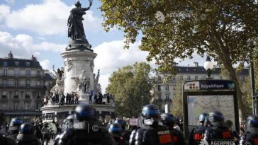 Zi de mobilizare în Franța: Tensiuni cu forțele de ordine încă de la începutul protestelor